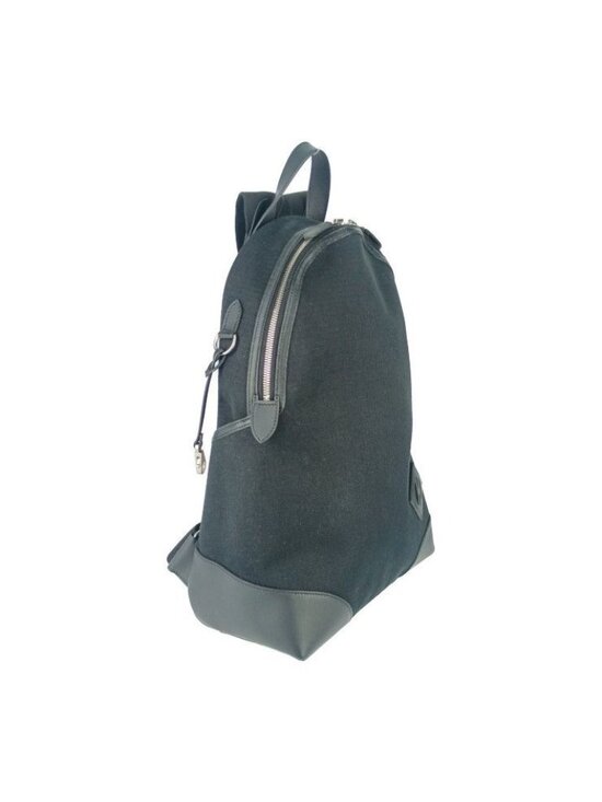 Hermes Backpack A Dos All Back Black Silver Hardware Toile Bivouac main image 6